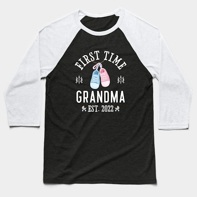 First Time Grandma Est. 2022 Baseball T-Shirt by mstory